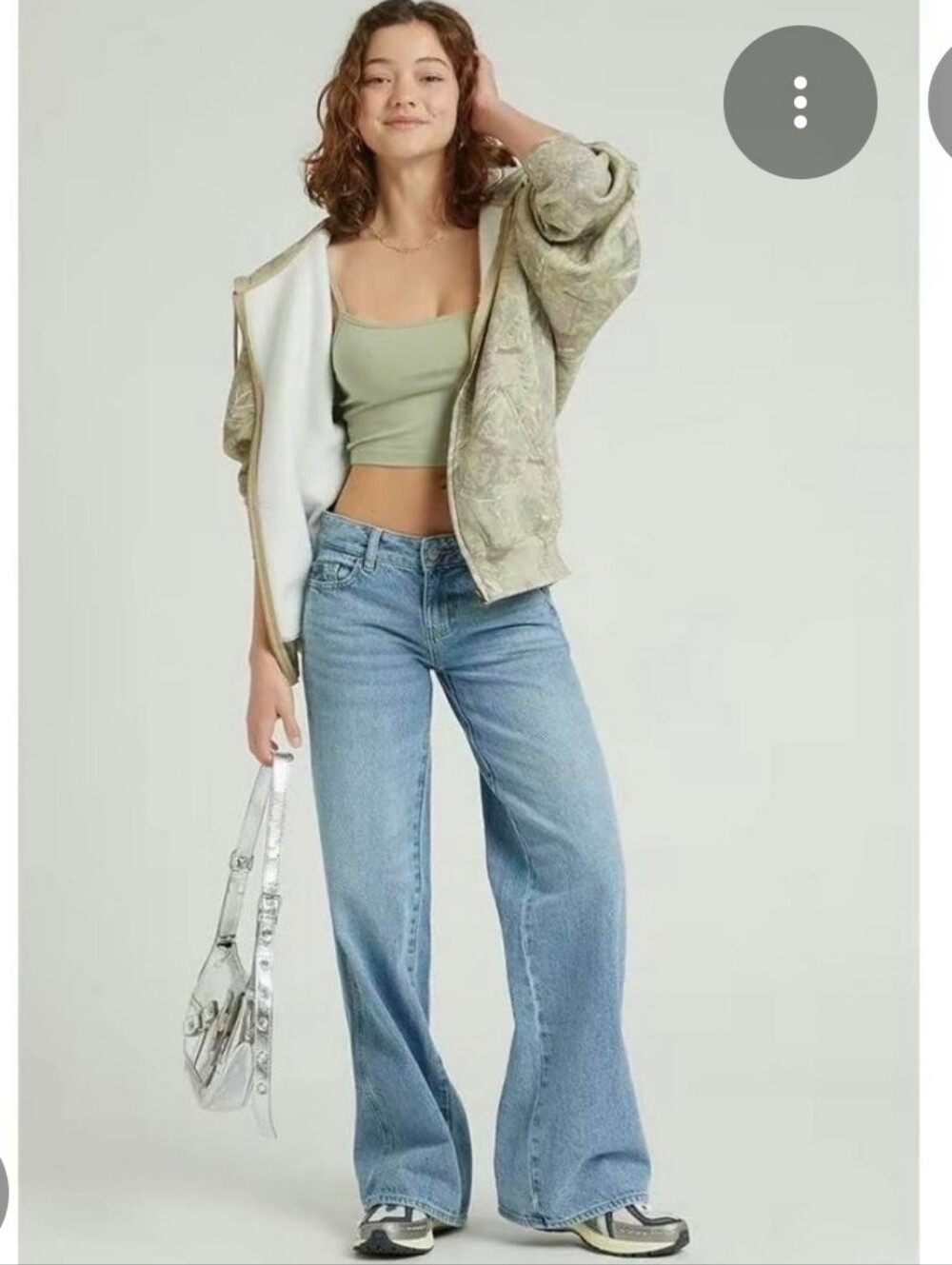 NWT Pacsun Low Rise Baggy Jeans In Astrid Size 28 - Picture 2 of 7